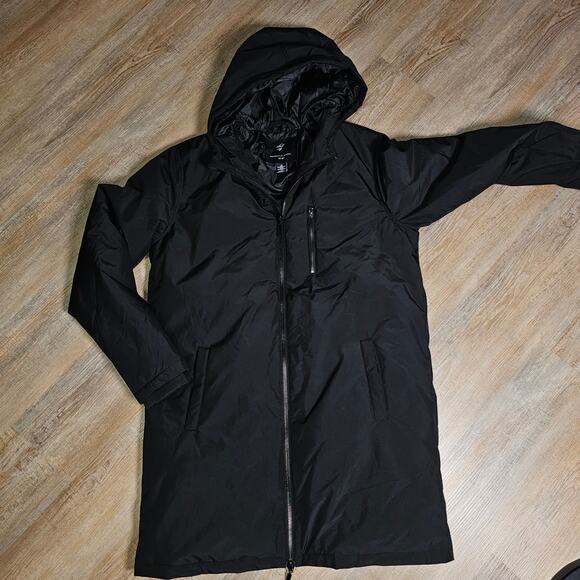 Shaquille O'Neal Winter Warm Stadium Long Insulated Jacket XLG PTP 24.5  L 38.5 - Picture 6 of 7